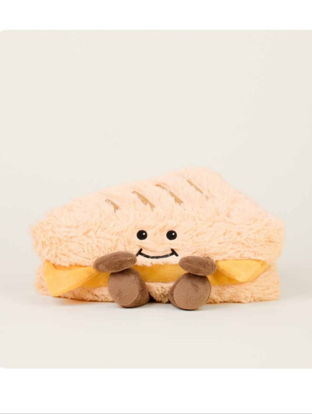 Warmies Weighted, Scented, Warming Plush Grilled Cheese Sandwich